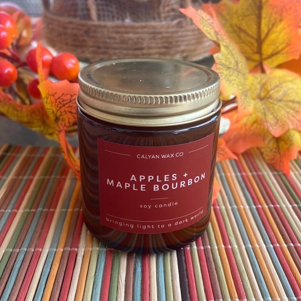 Apples Maple Bourbon Soy Candle